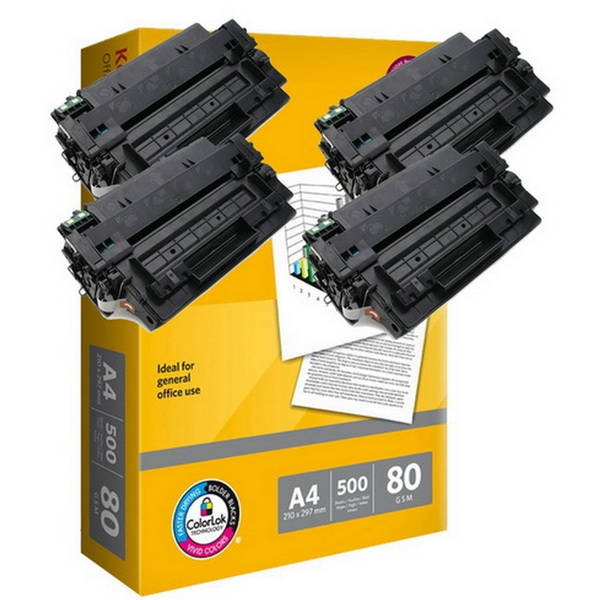 Toner Vision Tech Canon CRG-710 kompatibil 4x + papier