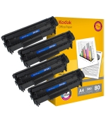 [Toner Vision Tech HP Q2612A kompatibil 4x + papier]