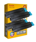 [Toner Vision Tech OKI B401 kompatibil 4x + papier ]