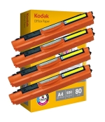 [Toner Vision Tech HP CF352A yellow kompatibil 4x + papier ]