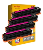 [Toner Vision Tech HP CE323A magenta kompatibil 4x + papier ]