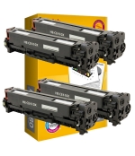 [Toner Vision Tech HP CE410X black kompatibil 4x + papier ]