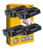 [Toner Vision Tech HP Q5949X kompatibil 4x + papier ]