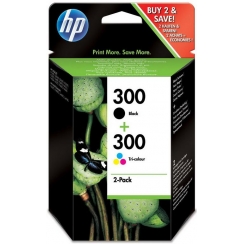 Multipack HP 300 black + color, CN637EE