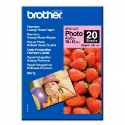 Papier Brother BP61GLP, A6 Glossy 190 g/m2, 20 ks