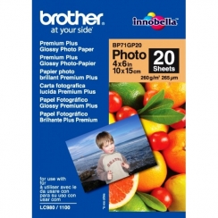 Papier Brother BP71GP20, A6 Glossy 260 g/m2, 20 ks