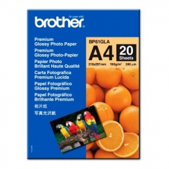 Papier Brother BP61GLA, A4 Glossy 190 g/m2, 20 ks