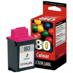 Atramentová kazeta Lexmark 80, color 12A1980E