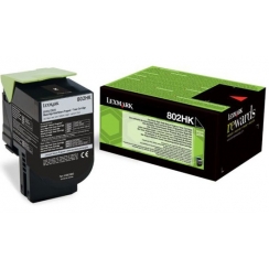 Toner Lexmark 802HK, black