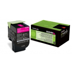 Toner Lexmark 802HM, magenta