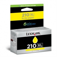 Atramentová kazeta Lexmark 210XL, yellow 14L0177B
