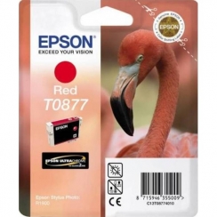 Atramentová kazeta Epson T0877, red