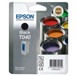 Atramentová kazeta Epson T040, black