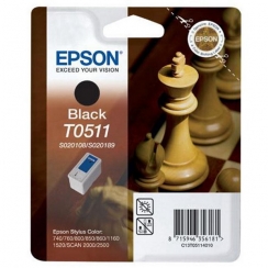 Atramentová kazeta Epson T0511, black