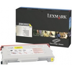 Toner Lexmark 20K0502, yellow
