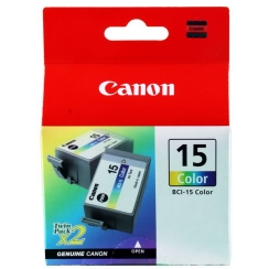 Atramentová kazeta Canon BCI-15C, color (2ks)