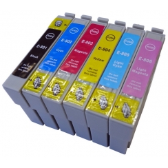 Vision Tech Epson T080 CMYK set kompatibil