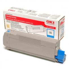 Toner OKI C5600/C5700 cyan 43381907