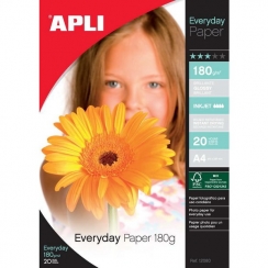 Papier APLI 12080 Glossy Everyday A4 180 g/m2, 20 ks