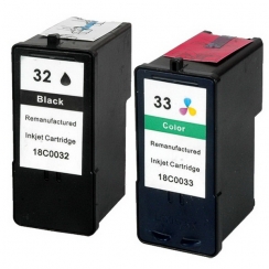 Vision Tech Lexmark 32 + 33 Combo set kompatibil