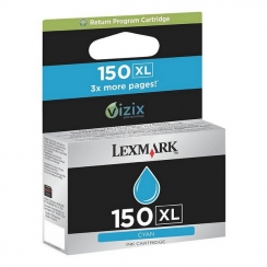 Atramentová kazeta Lexmark 150XL, cyan 14N1615E