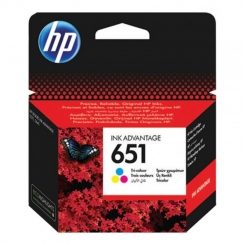 Atramentová náplň HP 651, color C2P11AE