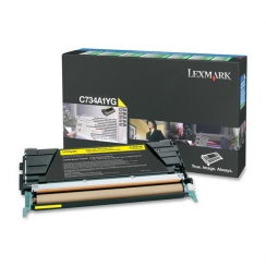 Toner Lexmark C734A1YG, yellow 