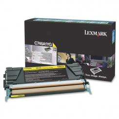 Toner Lexmark C746A1YG, yellow 