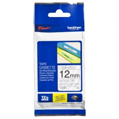Páska Brother 12mm TZEM31 , čierna na priehľadnú 