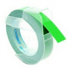 Páska Dymo 9mm, 3D reliefná zelená 