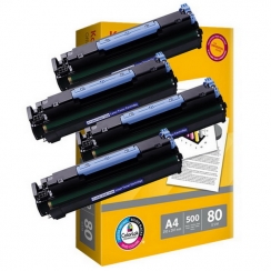 Toner Vision Tech Canon CRG-706 kompatibil 4x + papier 