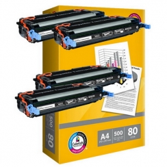 Toner Vision Tech Canon CRG-711B kompatibil 4x + papier 