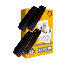 Toner Vision Tech Canon CRG-731B kompatibil 4x + papier 