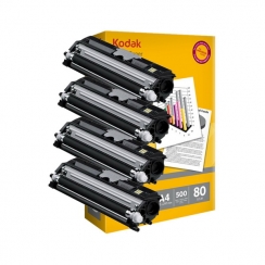 Toner Vision Tech Epson C1600BK kompatibil 4x + papier 