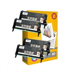 Toner Vision Tech Epson C3800BK kompatibil 4x + papier 