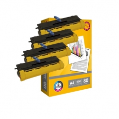 Toner Vision Tech Epson EPL-6200 kompatibil 4x + papier 