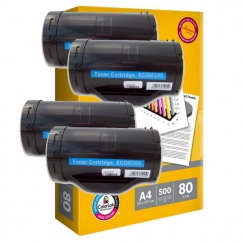 Toner Vision Tech Epson M300 / MX300 XL kompatibil 4x + papier 