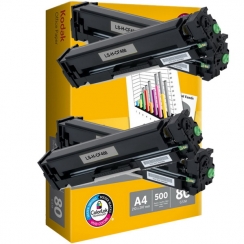 Toner Vision Tech HP CF400X black kompatibil 4x + papier 