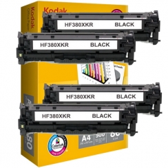 Toner HP CF380X kompatibil 4x + papier 