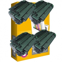 Toner Vision Tech HP CE255X black kompatibil 4x + papier 