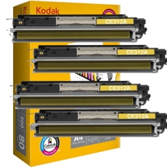 Toner Vision Tech HP CE312A yellow kompatibil 4x + papier 