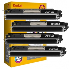 Toner Vision Tech HP CE310A black kompatibil 4x + papier 