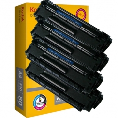 Toner Vision Tech HP Q2612X kompatibil 4x + papier 