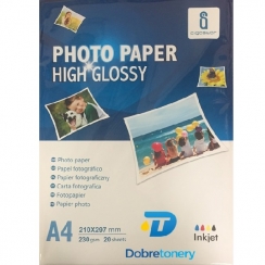 Papier Dobre-tonery Glossy A4 230 g/m2, 20 ks