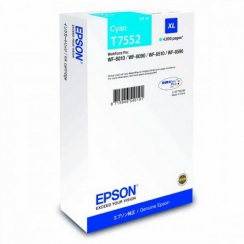 Atramentová kazeta Epson T7552, cyan 