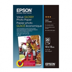 Papier Epson Value Glossy Inkjet A6 183 g/m2, 20 ks