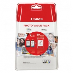 Multipack Canon PG-545 XL + CL-546 + papier 50x GP-501