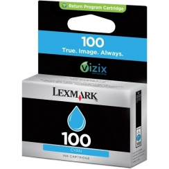 Atramentová kazeta Lexmark 100, cyan 14N0900E 