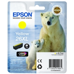 Atramentová kazeta Epson T2634, 26XL yellow