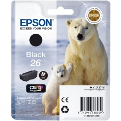 Atramentová kazeta Epson T2601, (26) black 